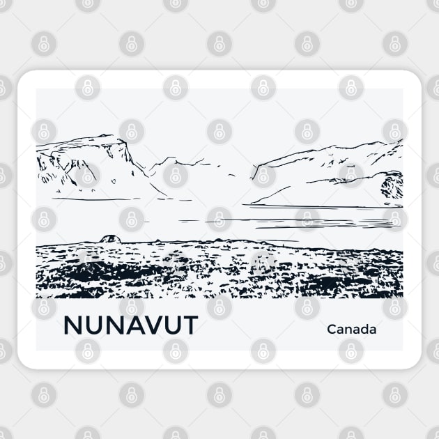 Nunavut Canada Sticker by Lakeric